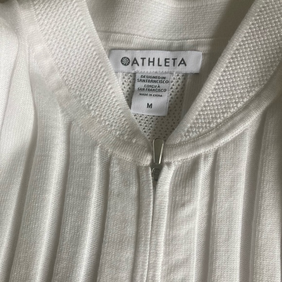 Athleta Fairway sweater size m white - Picture 4 of 5